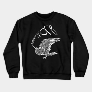 Raven - Nevermore White Crewneck Sweatshirt